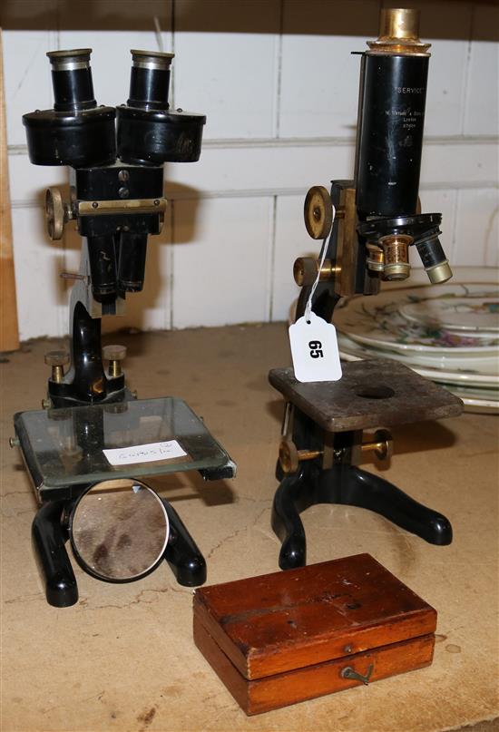 2 microscopes